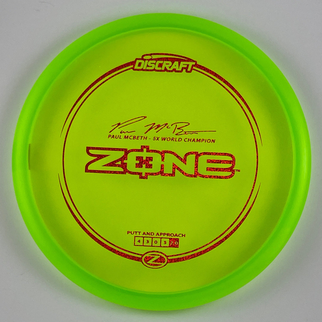 Zone Z Paul McBeth Signature