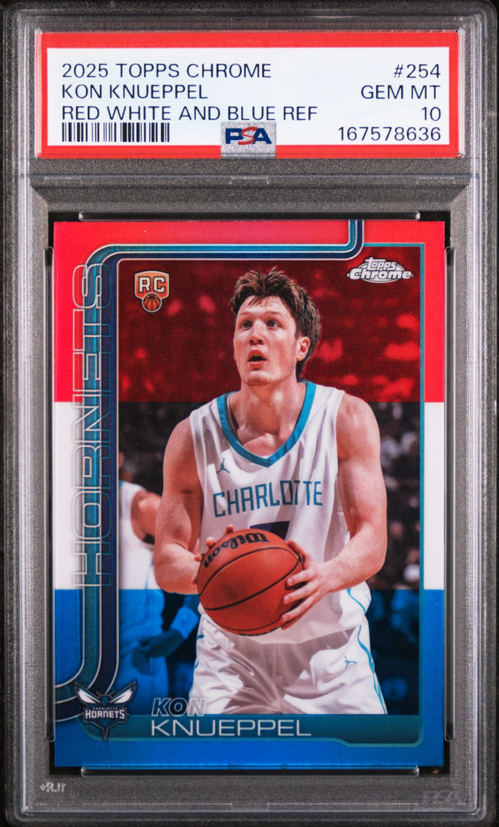Front of Kon Knueppel 2025 Topps Chrome 