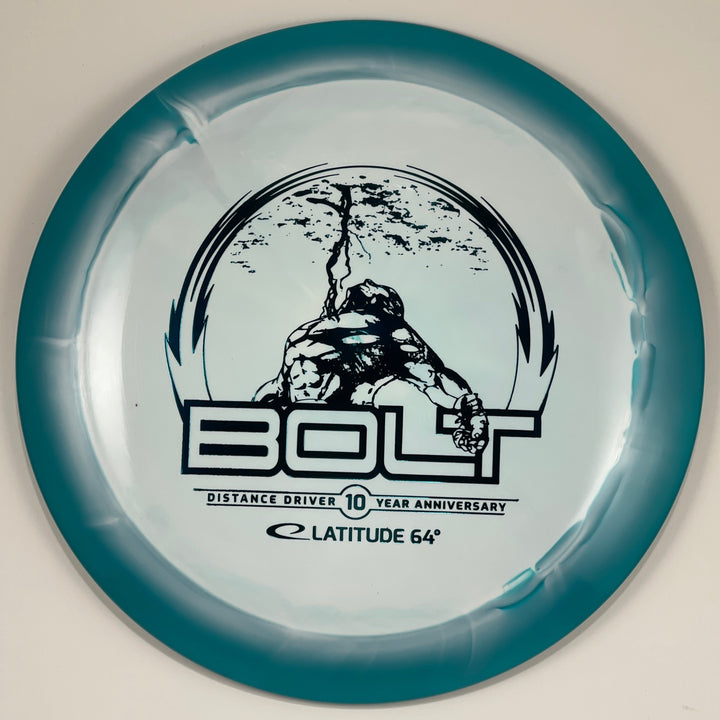 Bolt Gold Orbit 10 Year Anniversary Stamp