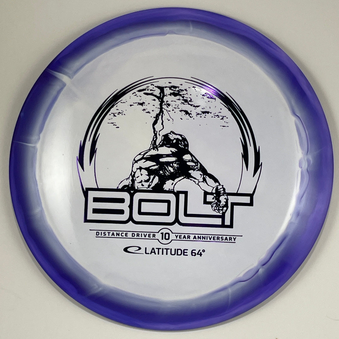 Bolt Gold Orbit 10 Year Anniversary Stamp