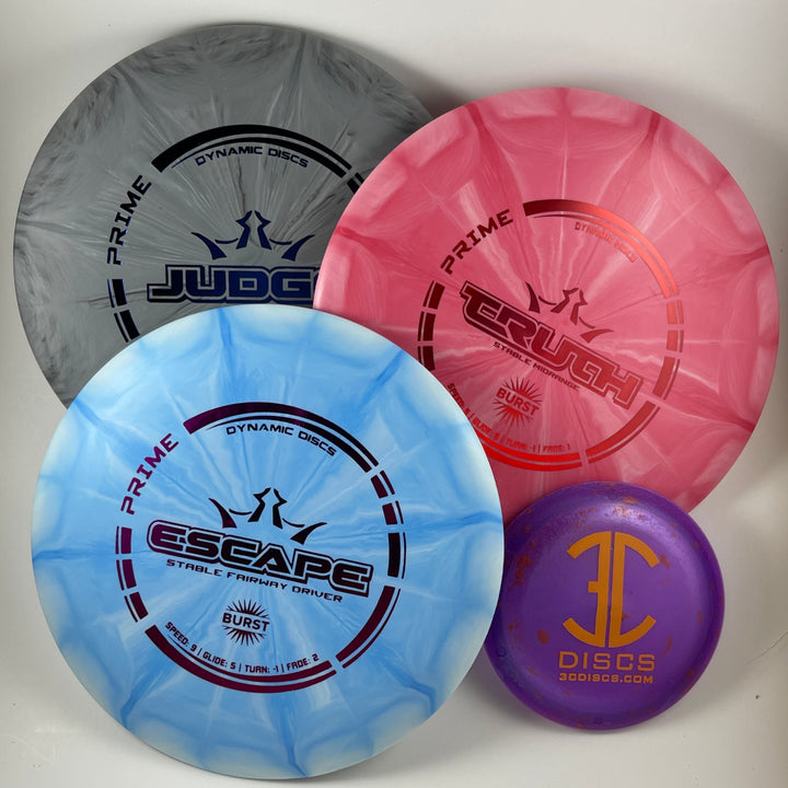 3 Disc Prime Burst Disc Golf Starter Set